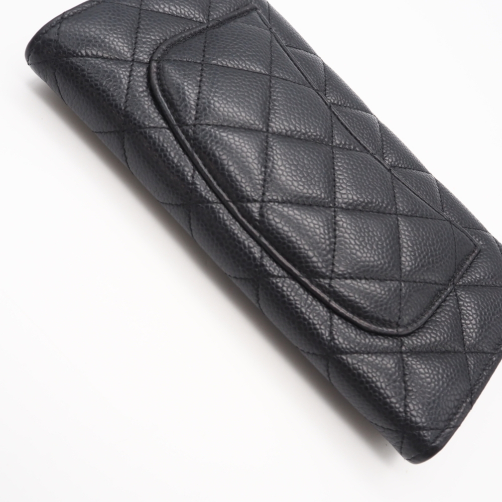 CHANEL Black Caviar Leather Wallet - Picture 6 of 14